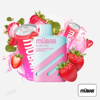 Vaper Desechable Kuba 700 Strawberry Energy 20mg Mübar