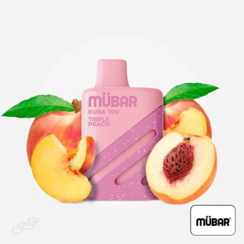 Vaper Desechable Kuba 700 Triple Peach 20mg Mübar