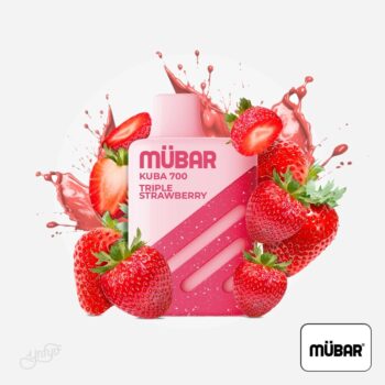 Vaper Desechable Kuba 700 Triple Strawberry 20mg Mübar