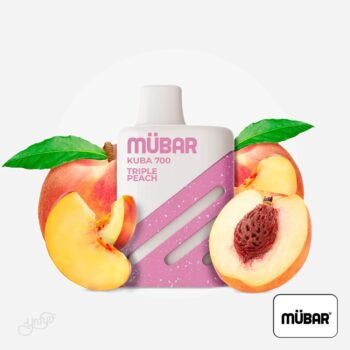 Vaper Desechable Kuba 700 Triple Peach 0mg Mübar
