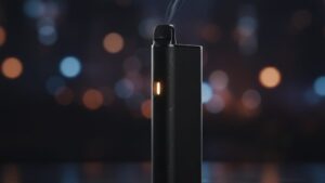 la noche que dejé el paquete y probé un vaper recargable