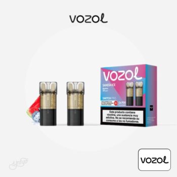 Cartucho Precargado Switch Pro Sandía Ice Vozol (Pack de 2)