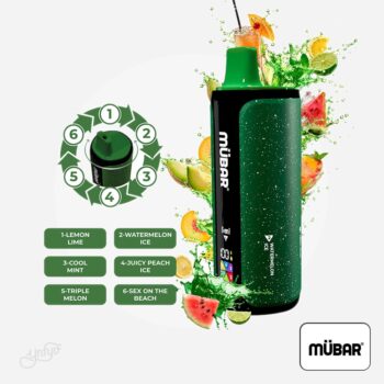 Vaper Desechable 6en1 240K Citrus Fresh 0mg Mübar