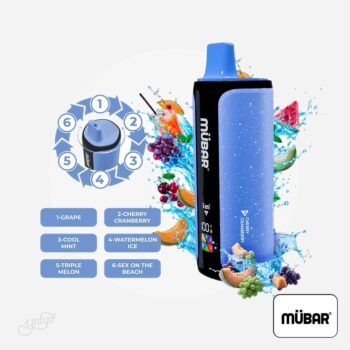 Vaper Desechable 6en1 240K Bold Classic 0mg Mübar